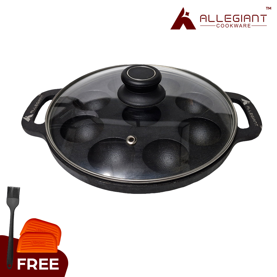 Allegiant 9 PIT cast iron Appam Pan